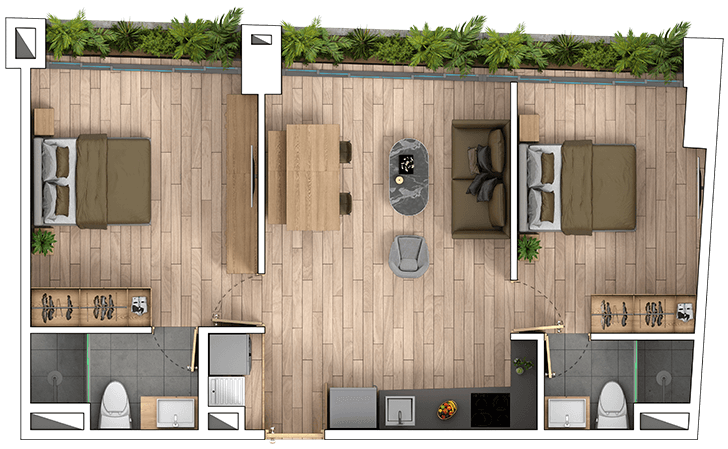 Planta Monserrate Mariposa